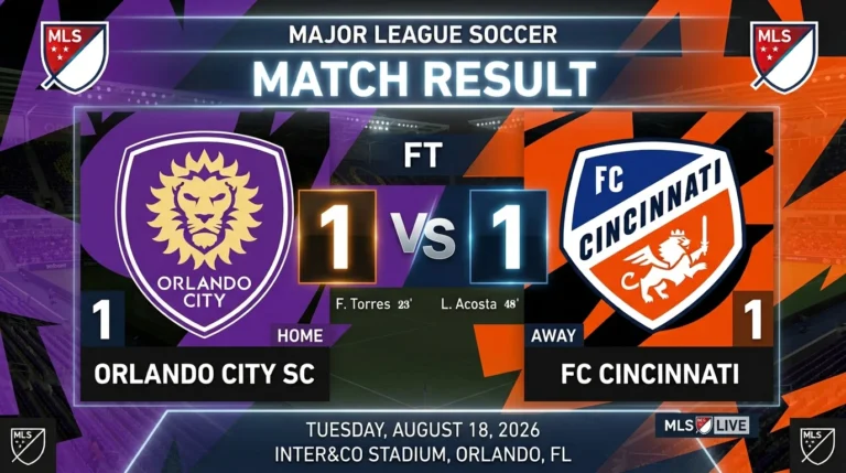 Orlando City vs Cincinnati 1-1: Thrilling Draw & Full Report
