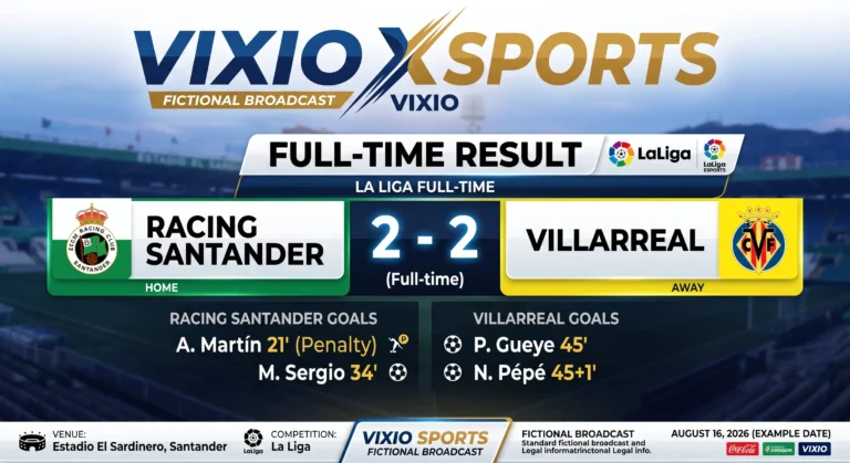Racing Santander vs Villarreal