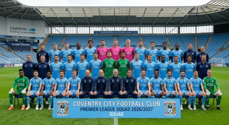 Coventry City Squad Breakdown