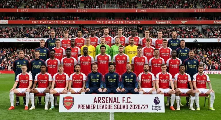 Arsenal Squad Breakdown