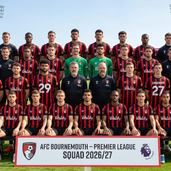 AFC Bournemouth Squad Breakdown 2026/27: Player Stats